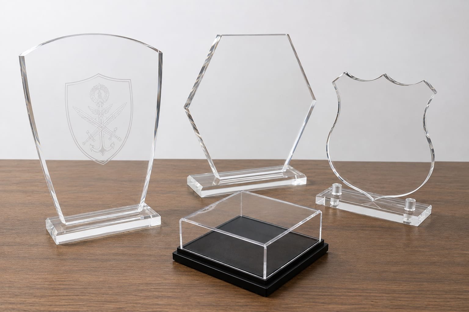 Custom Laser Engraved Acrylic Mementos and Corporate Trophies