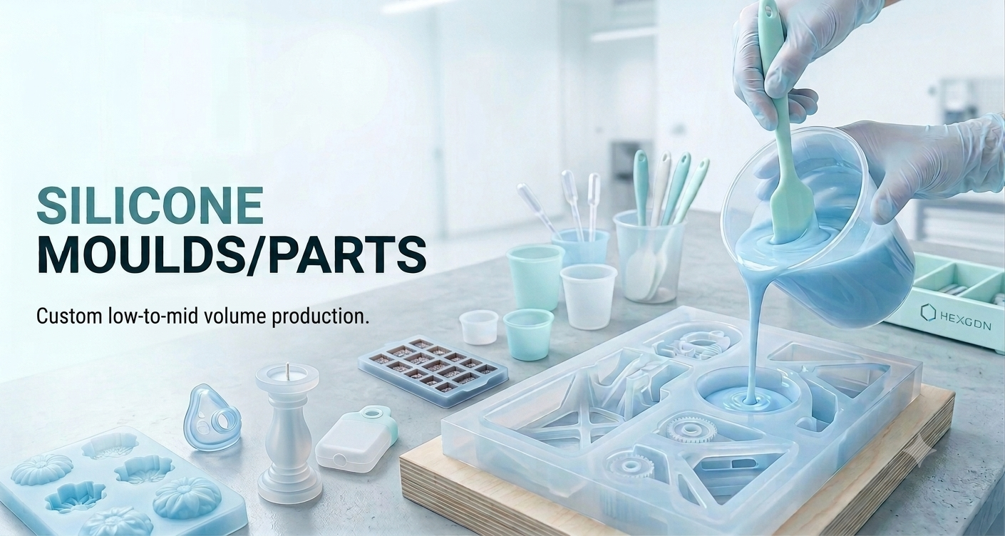 Custom Silicone Moulds and Low Volume Plastic Parts Manufacturing